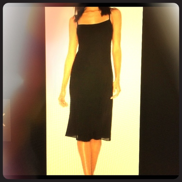 Diane Von Furstenberg Dresses & Skirts - Diane von Furstenberg 100% Silk Slip Black Dress